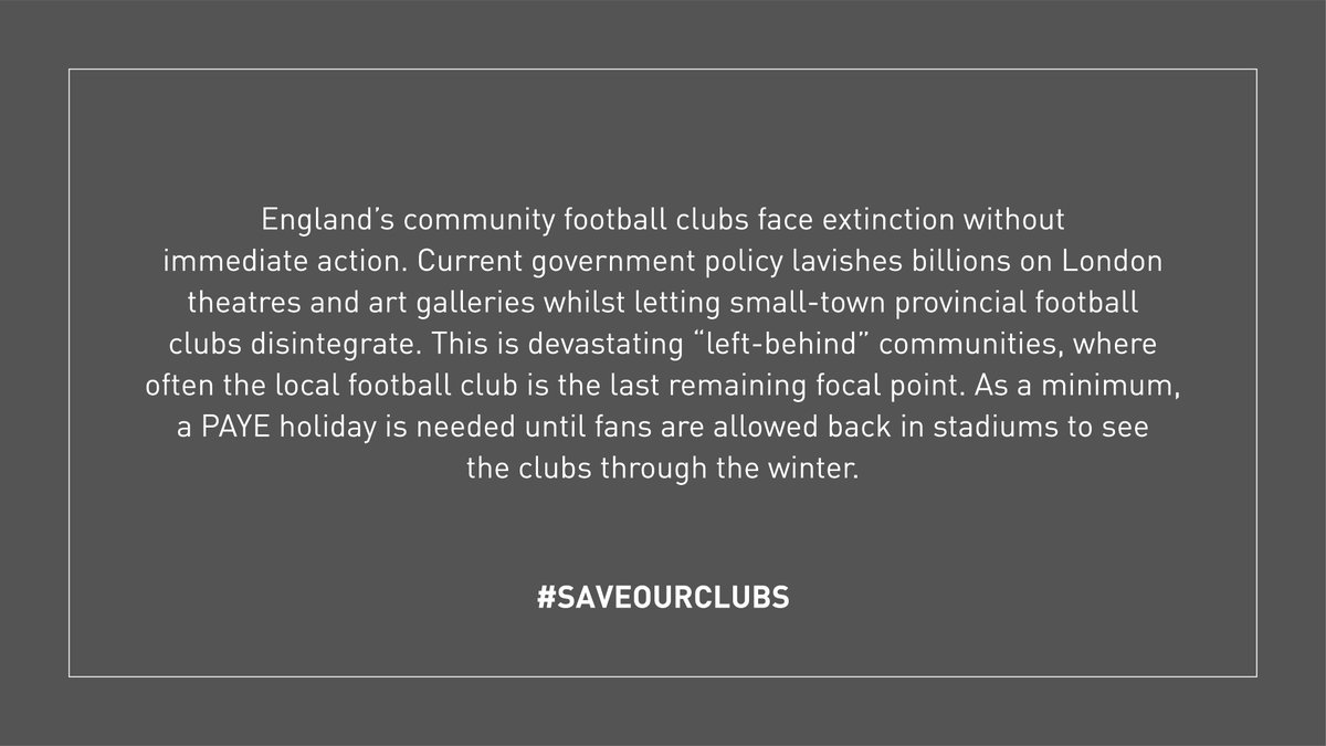 _SaveOurClubs's tweet image. Join us in the campaign to #SaveOurClubs.