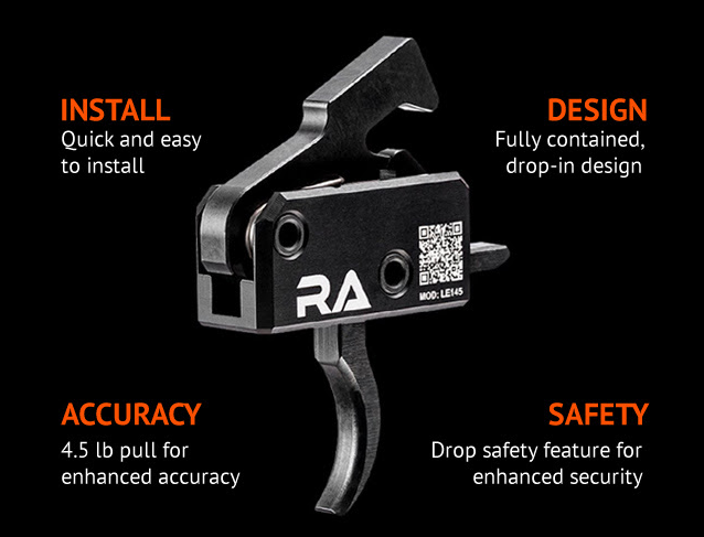 rwarmsltd's tweet photo. When things go sideways, you need a #trigger you can depend on. The LE145 #Tactical Trigger from @RiseArmament is that trigger. https://t.co/VCfUXMiRem | #RWArms #Firearms #Shooting https://t.co/e9j63rIGN4