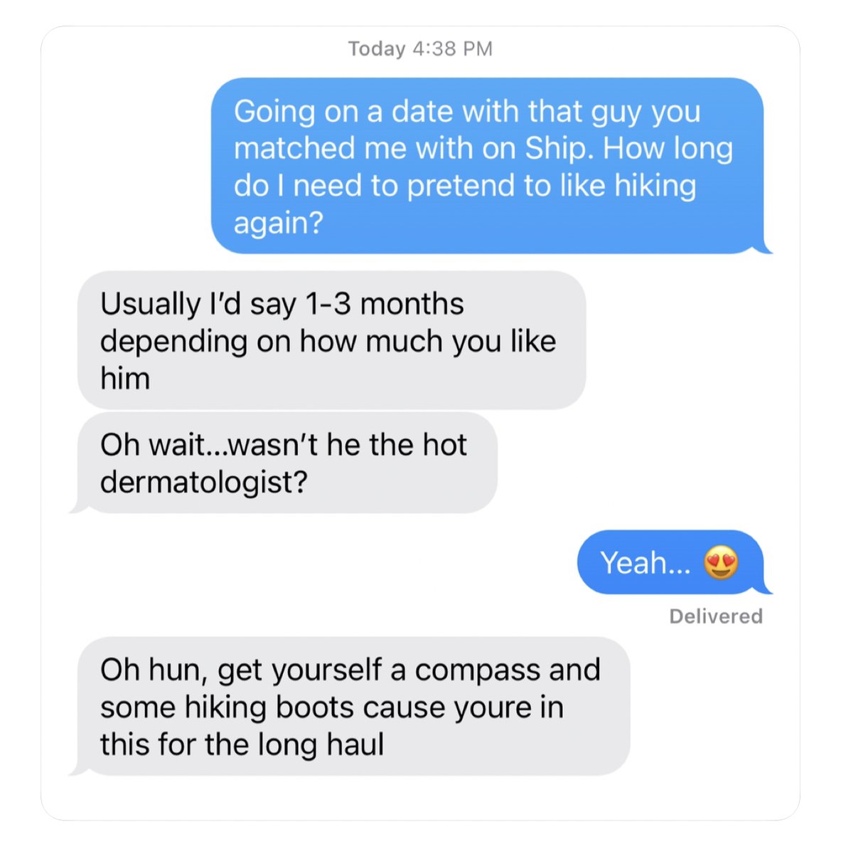 hiking in central park counts right?