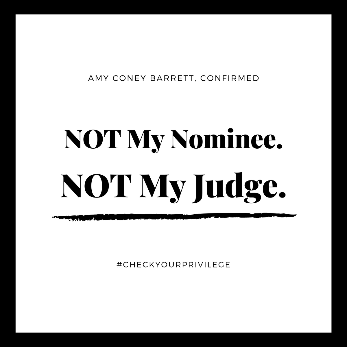 Since her nomination, Amy Coney Barrett has continually avoided answering questions about racism, police brutality, and abortion rights in detail if at all. This, justifiably, has me and many others worried about what this will mean for an already broken and racist system. https://t.co/TrmzaTU6xK