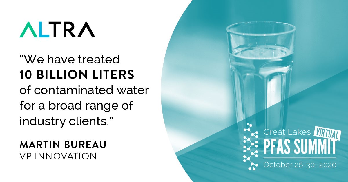 “ We have treated 10 billion liters of contaminated water for a broad range of industry clients.” Martin Bureau, VP Innovation #SANEXEN
#PFAS #ForeverChemical #Solutions #ALTRA #ALTRAPFASTreatmentSolutions