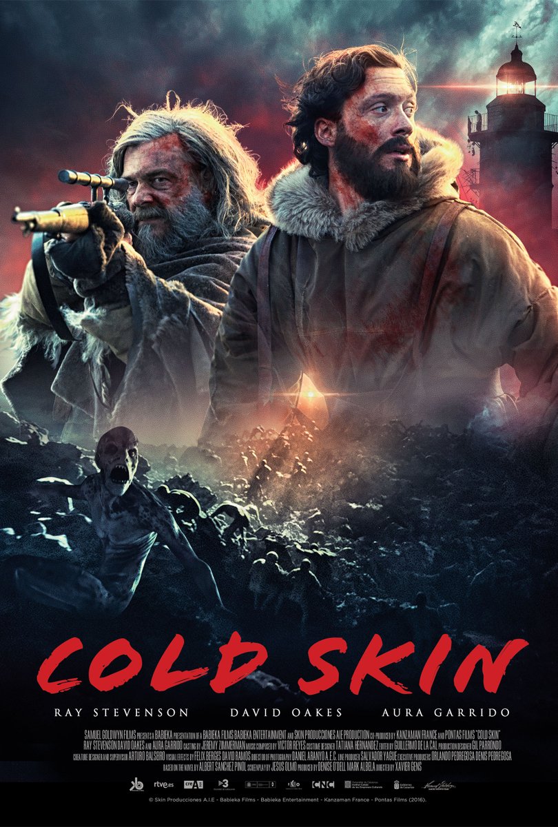 one of the FIRST things i watched was this SHUDDER exclusive- COLD SKIN (2017). this was so good, certainly a personal favorite. Excellent creature design, camera work and costuming. Really makes me feel like im trapped on an island in 1914. The characters were the best part imo