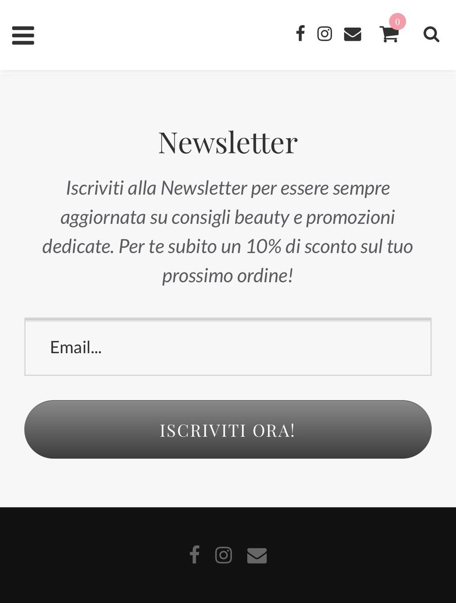Iscriviti alla newsletter e riceverai subito un codice sconto per ricevere un 10% di sconto sul tuo prossimo acquisto su veryfashionplanet.shop 

#shoponline