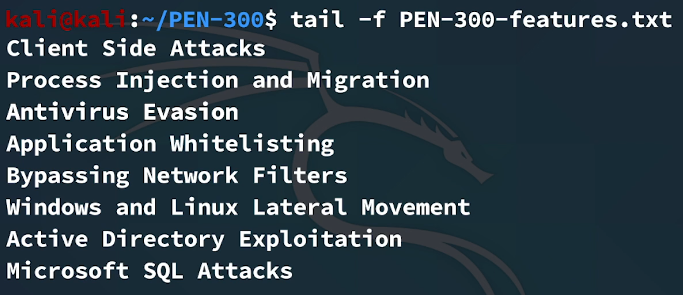 Well at least the OSEP will cover some AD, so that people can first take OSCP and then OSEP :)