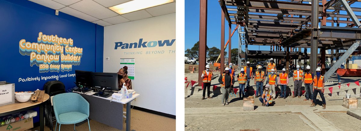 pankowbuilders's tweet photo. Structural steel erection is underway with a target steel top off in December 2020 on our Southeast Community Center 1550 Evans project.
&
Navigation Center 1925 Evans project building dry-in a few weeks with an end date in January 2021.
#PankowProjects https://t.co/3613sA0rqW