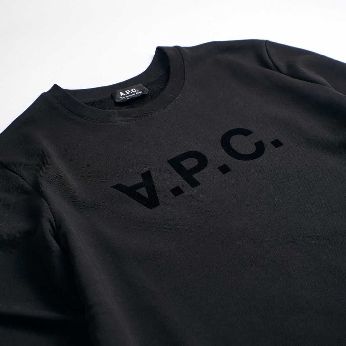 CopperfieldShop's tweet photo. The  VPC sweat from @apc_paris  twisting their clean simlicity. Avaialble now https://t.co/WIzwXZc3w6