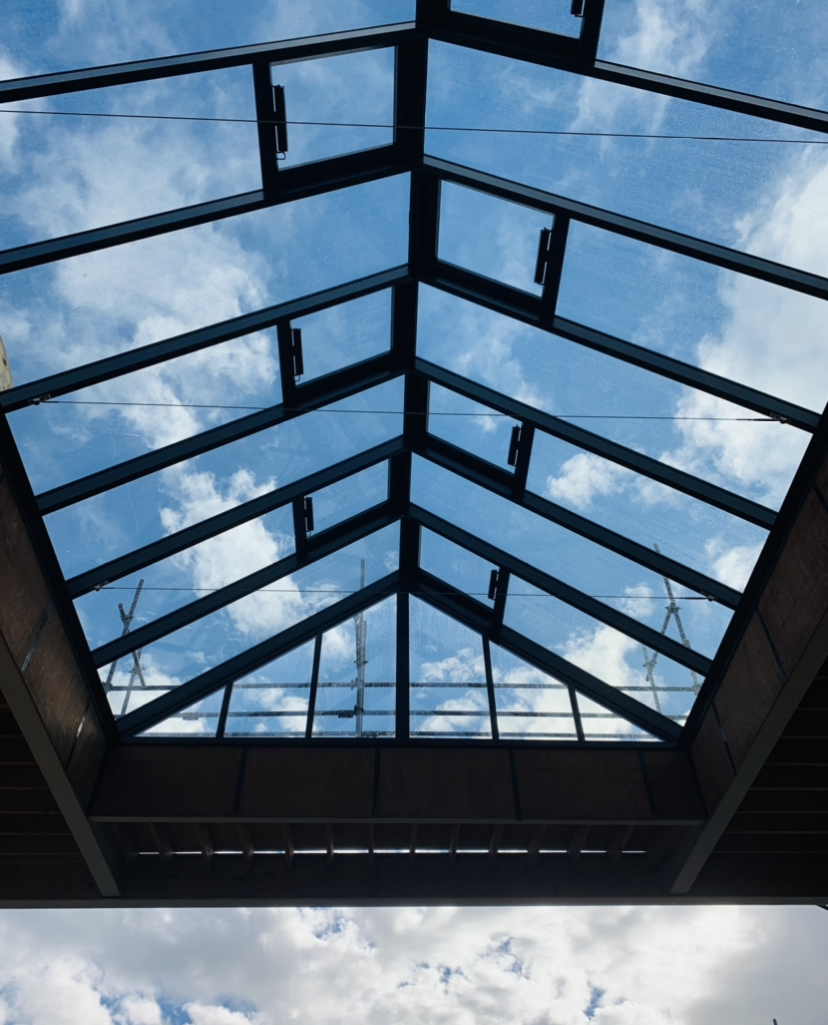 Here it is, our 8 meter atrium roof that's perched above #BeldiHoylake cafe.