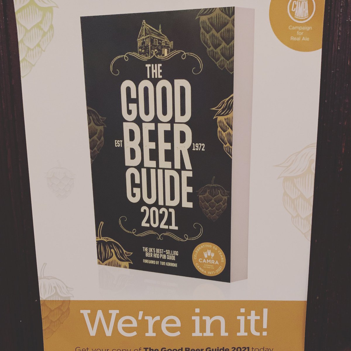 We are honoured to be featured in the Good Beer Guide 2021. 
Make sure to check it out! 
Thank you <a href="/CAMRA_Official/">CAMRA</a> for featuring us!