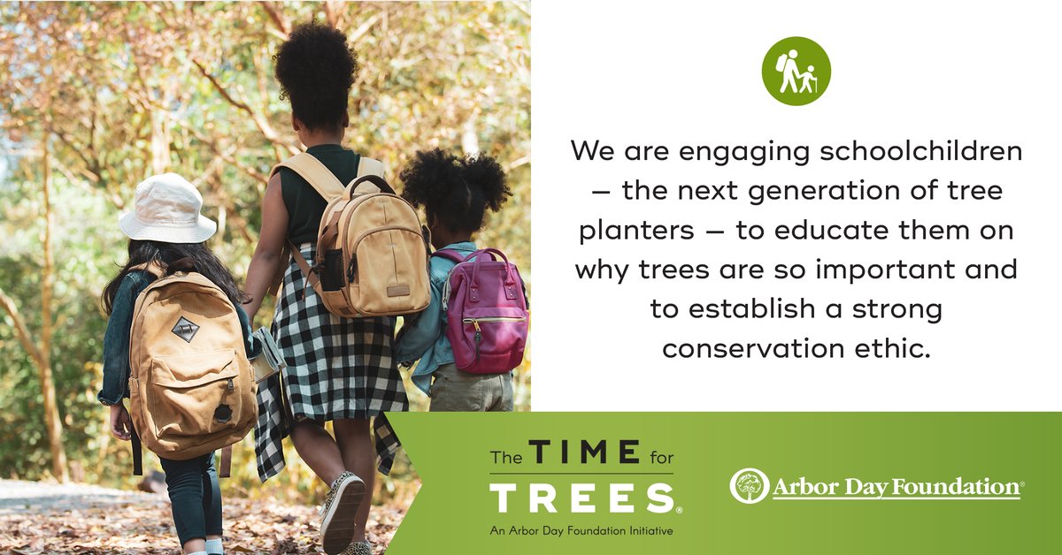 arborday's tweet image. Kids are the future. 

#TimeForTrees 

timefortrees.org