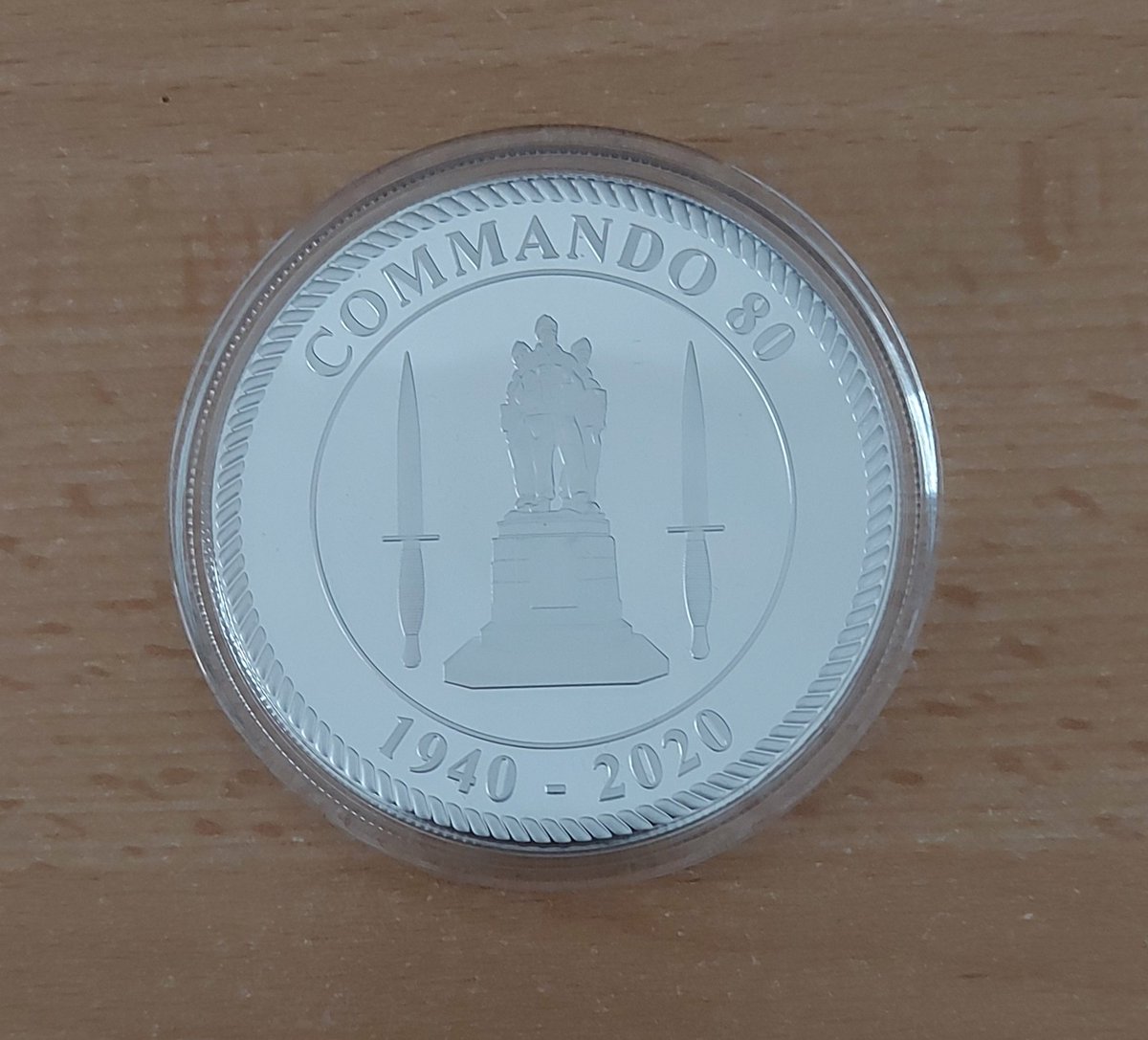 Npteggchaser's tweet photo. #Proud to have acquired a commemorative #Commando80 coin for the birth of the Commando's during the summer of 1940, in memory of my grandfather, Thomas Hall, who was in No.1 ARMY Commando, the originals. He saw service throughout #WW2 with them.
#UnitedWeConquer
🗡
@WeHaveWaysPod https://t.co/gBuNYyZBwX