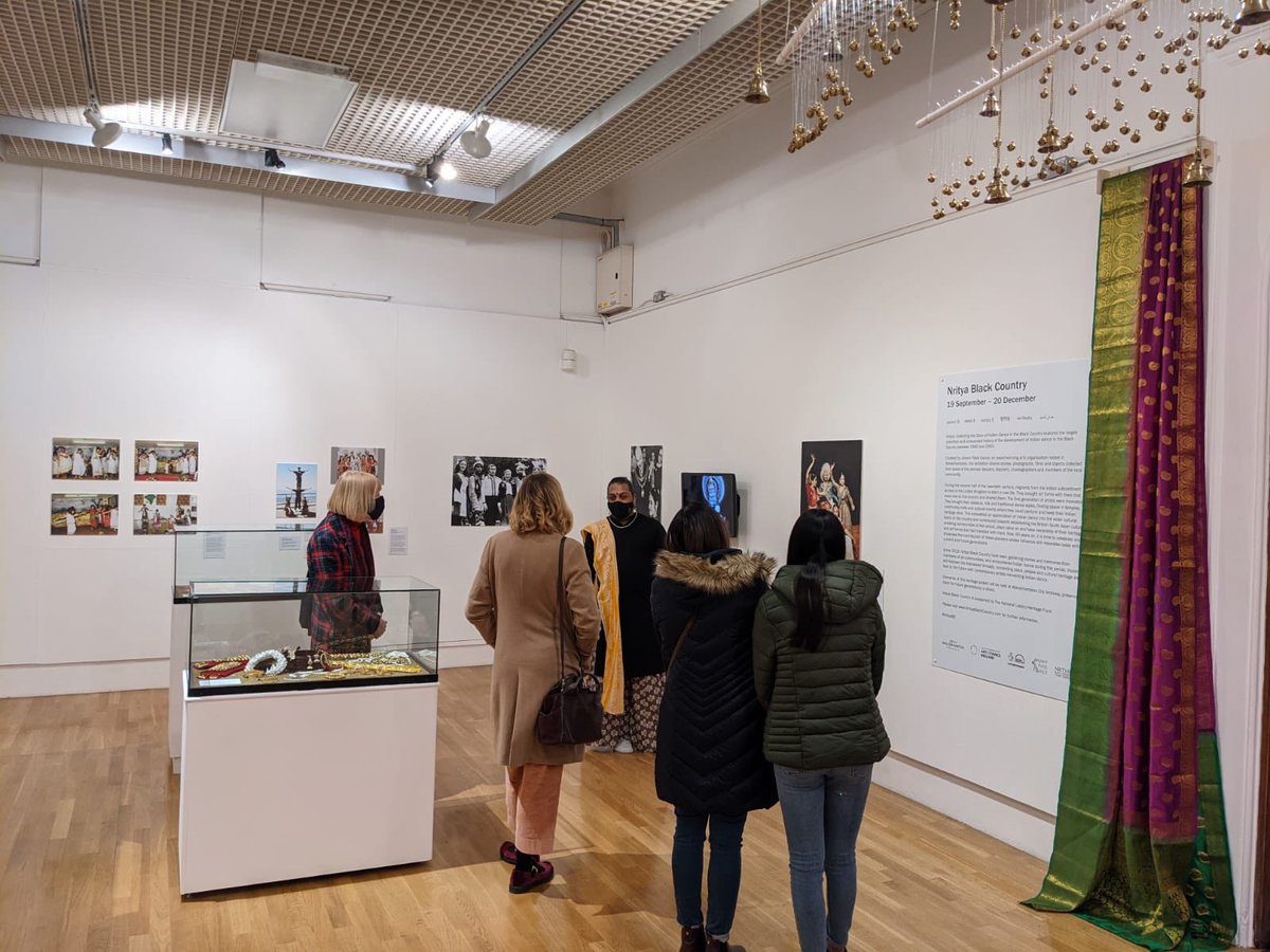 The Nritya team have had a Fantastic afternoon at @WolvArtGallery delivering a Curator’s Tour. 

Don't forget #NrityaBC is on until 20th Dec so catch it whilst you can!

Tour was delivered using current government and local authority Covid-19 guidelines and regulations!