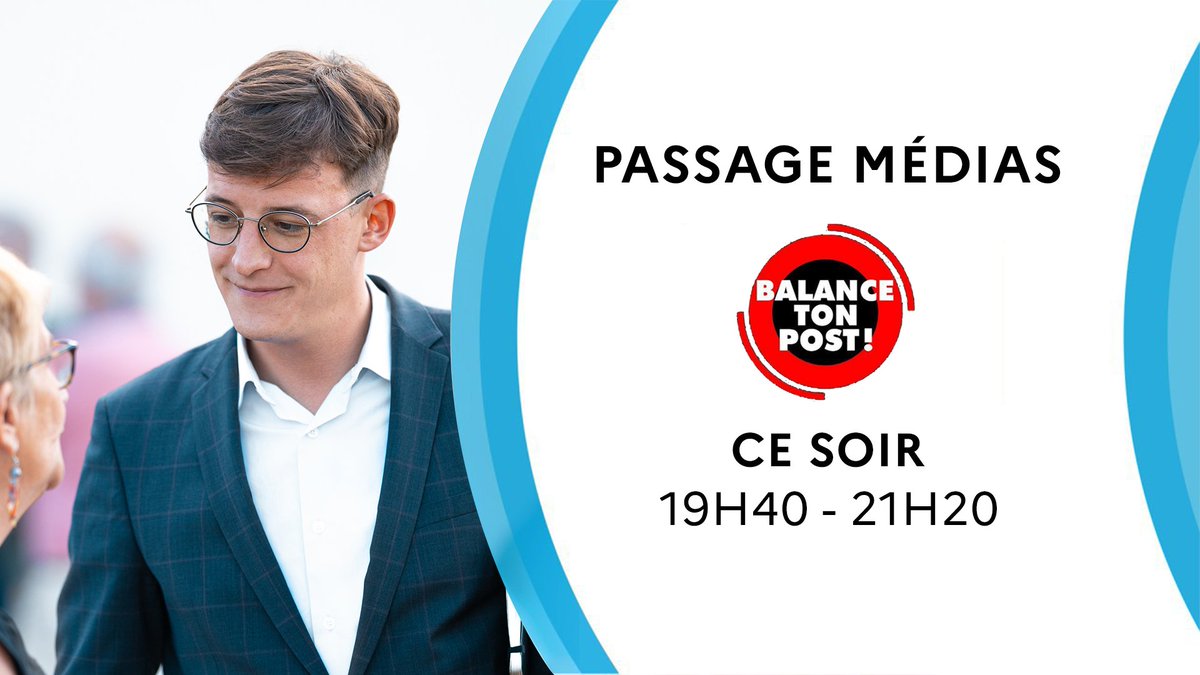 Je vous donne rendez-vous ce soir à partir de 19h40 dans <a href="/BalanceTonPost/">Balance Ton Post</a> sur C8 pour suivre en direct l’allocution du Président de la République et débattre des nouvelles annonces !

#BalanceTonPost #macron20h