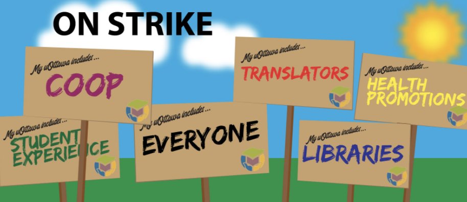 Jannanni's tweet photo. 7e journée de grève et nous voulons retourner au travail avec une entente juste. Impatience w/ @uOttawa grows on 7th strike day as Uni attempts to cut #health benefits for staff that is 80% women during a pandemic #equity &amp; #healtcare. Do better by #genderequity now. https://t.co/NUjE2mpK8j