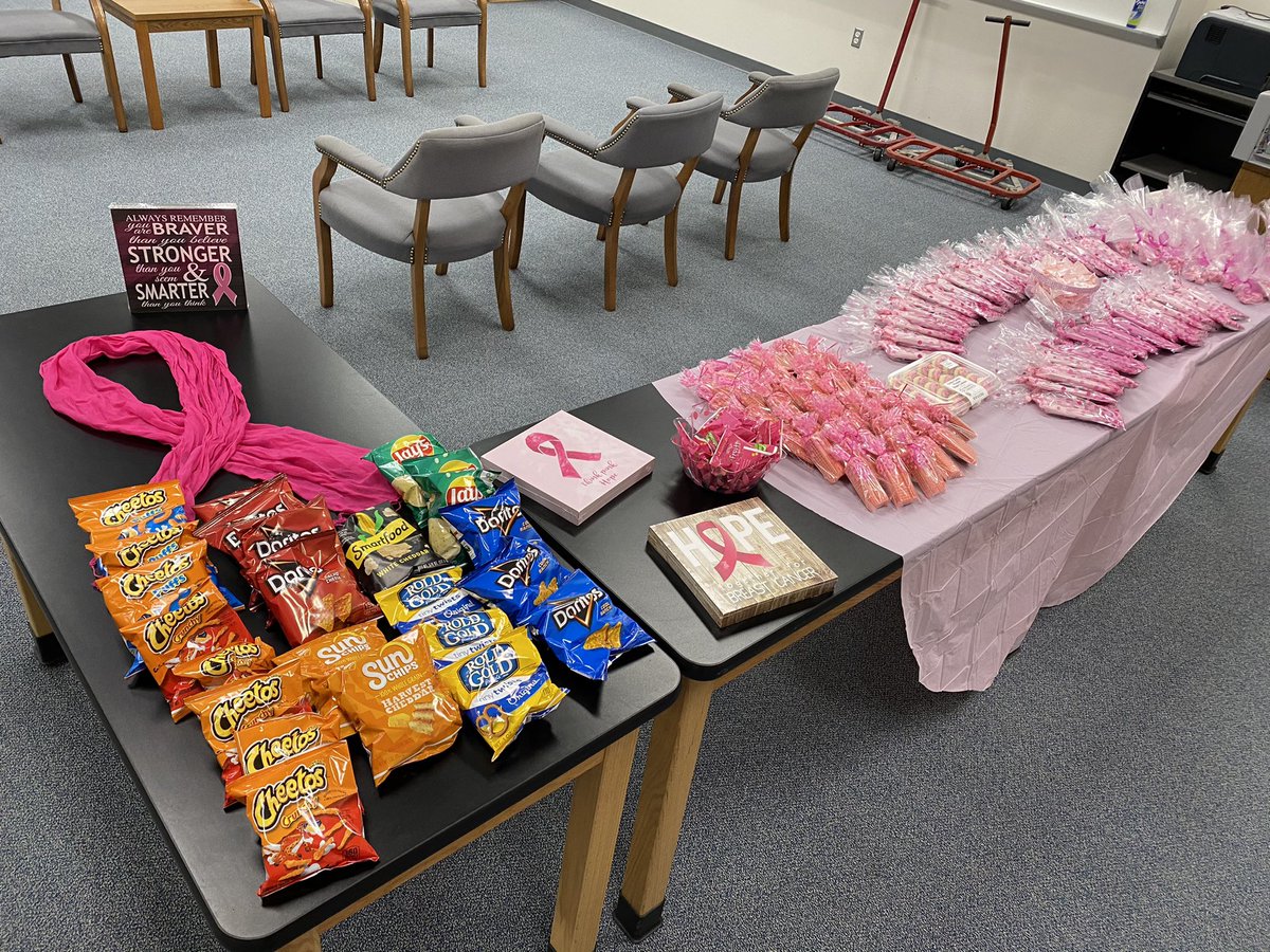 Mrs. Meadows (@mrsmeadowsart) on Twitter photo Thank you Sunshine Committee for the treats! #pinkout #kindness #BreastCancerAwarenessMonth <a href="/SunnyCollegiate/">CollegiateSunshine</a> <a href="/collegiate_ch/">Cedar Hill Collegiate Academy & High School</a> @chp3counselor <a href="/CHCHSAtheatre/">πΆπCH Collegiate TheatreππΆ</a> Thank you Sunshine Committee for the treats! #pinkout #kindness #BreastCancerAwarenessMonth <a href="/SunnyCollegiate/">CollegiateSunshine</a> <a href="/collegiate_ch/">Cedar Hill Collegiate Academy & High School</a> @chp3counselor <a href="/CHCHSAtheatre/">πΆπCH Collegiate TheatreππΆ</a>
