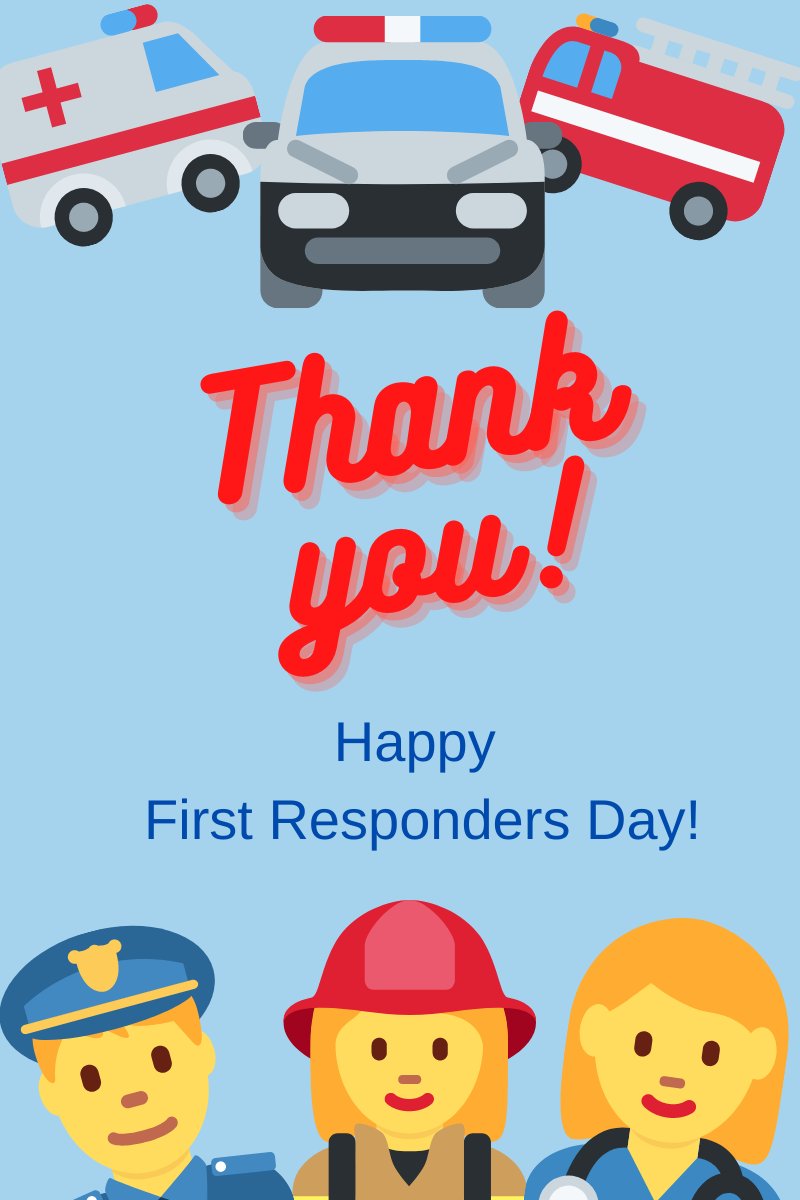 VeritySearch's tweet photo. Thank you First Responders! #FirstRespondersDay #firstrespondersappreciationday #thankyou https://t.co/gCMtLeIIFn