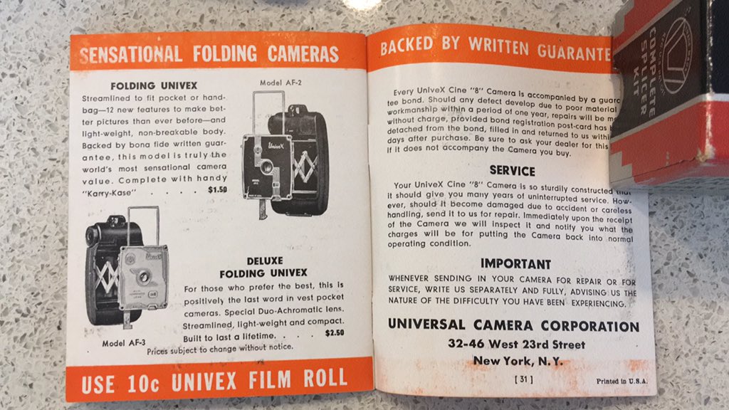 AdamFenderson's tweet photo. Projector: $14.95
Lenses: $2.45-$37.50
Film: 10 cents!!! https://t.co/NzySuEejRs