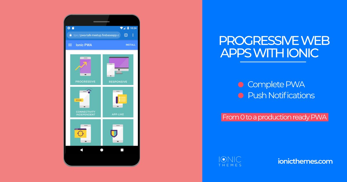 ngnewsletter's tweet photo. "The Complete Guide To Progressive Web Apps with Ionic Framework" from @IonicThemes #Angular https://t.co/nVW9MAvrC5 https://t.co/mgartyz7T3