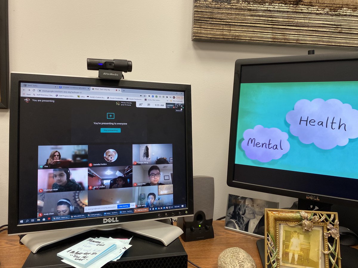 7th Grade 2020 Wellness Day. Stress Reduction with Mrs. Schmitt.