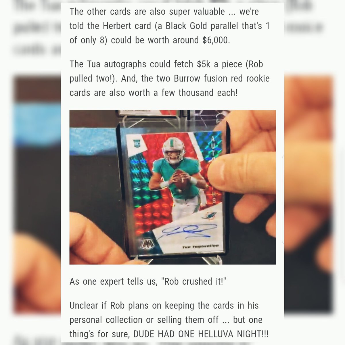 TheMatrixology's tweet photo. "#Rob Kardashian Hits Tom Brady Football Card Jackpot"

-Another good example of a #News story #used for the #purpose of #InsiderTrading 👈 By the #Elite

-If you #read it carefully and look at the #wording, you will see that they are conveying a #message

#ReadBetweenTheLines👁 https://t.co/lm6WZd0I1V