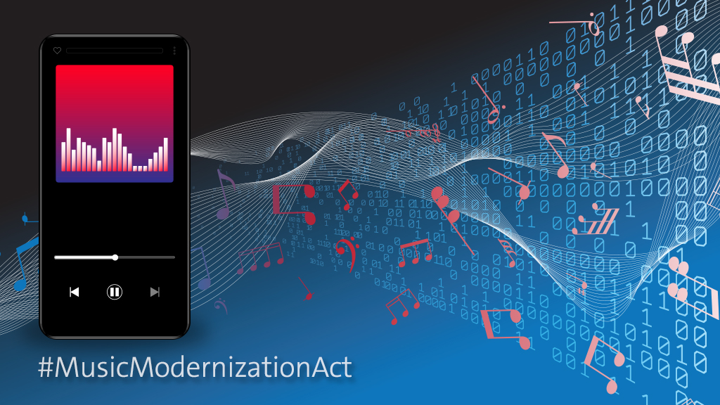 CopyrightOffice's tweet photo. What’s next for the #MusicModernizationAct? @MLC_US will begin issuing blanket licenses to U.S. interactive streaming services and collecting and distributing mechanical royalties 1/1/21. Mark your calendars + visit our page for info https://t.co/Vbh6xwtZy0 #MLCWeek https://t.co/zLbbWrmeF1