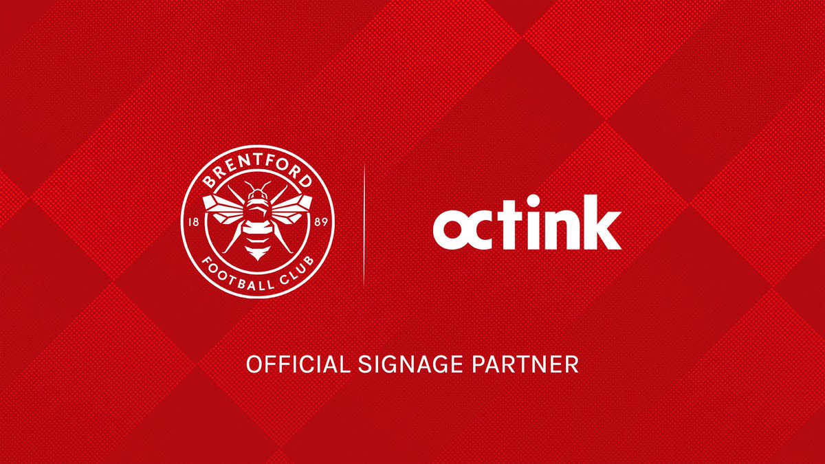 .<a href="/octink/">Octink</a> becomes Official Club Partner. 

Brentford-based printing business signs two-year deal with The Bees. 

Details ➡️ bit.ly/BeesOctink

#BrentfordFC 🐝