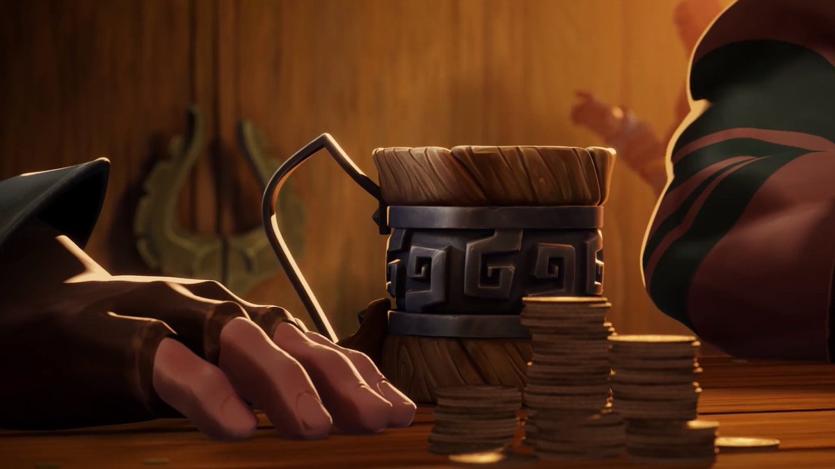 RiotForge's tweet photo. We at Riot Forge love stories. @AirshipSyn's storytelling is as charming and fantastical as a Poro that can fly. Don’t believe us? Join us at the inn for a pint, and listen to a story or two to find out. 🍻 https://t.co/xd82CAXCEC