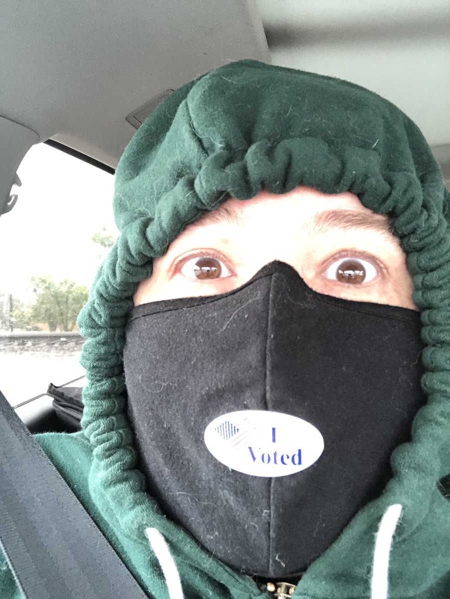 Go vote people. I had to fight for my right to do so. But I did. Go vote.