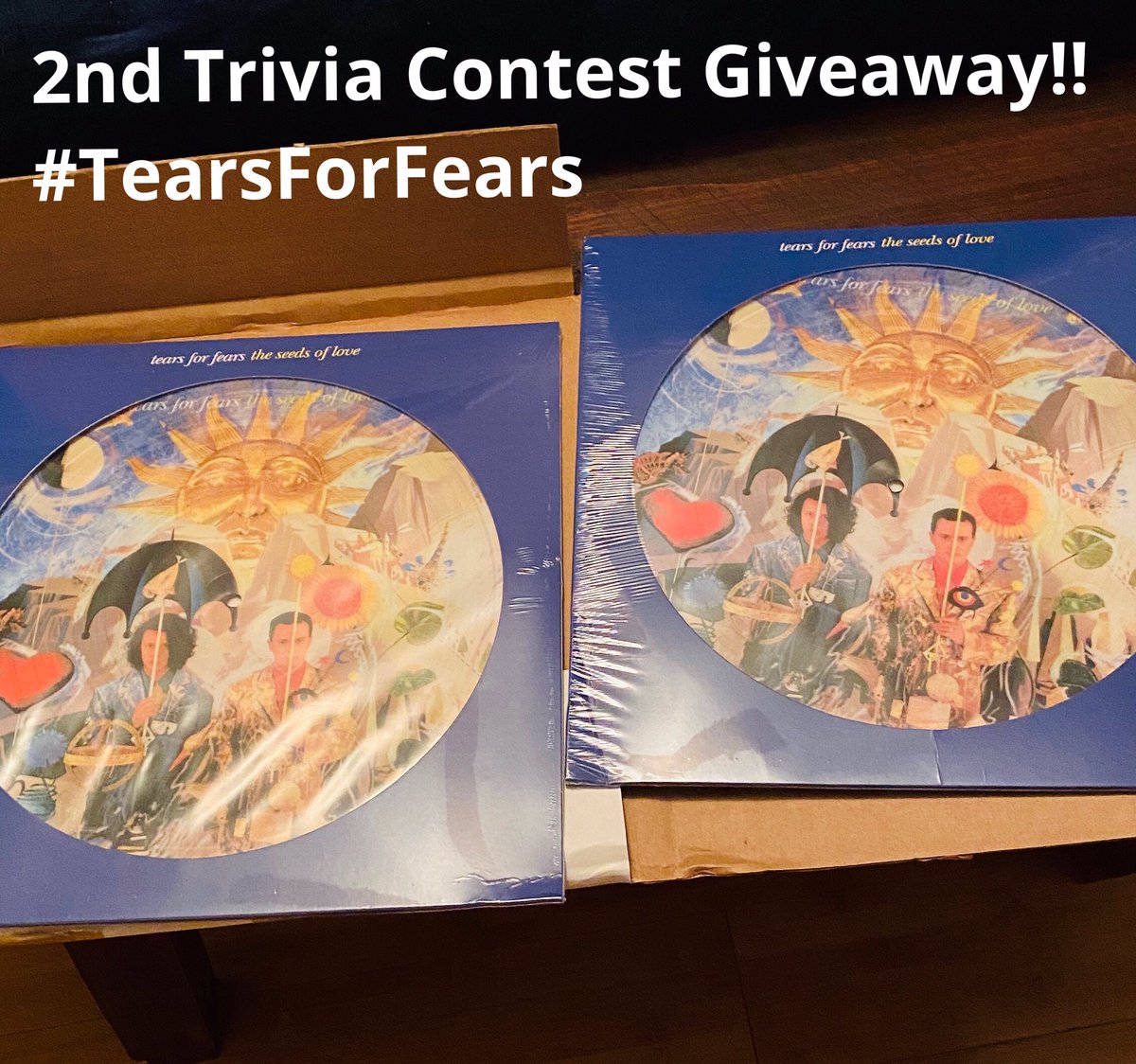 PapaSFans's tweet photo. Coming up! Another chance to win some great @tearsforfears music. Trivia contest #2 will be on the TFF Travel Fan page. Congrats to the 2 box set winners in the forum from this past week. This time, you can win a SOL #vinyl. #TearsForFearsFans cc: @curtsmith (for awareness) https://t.co/dhaZvwkdGJ