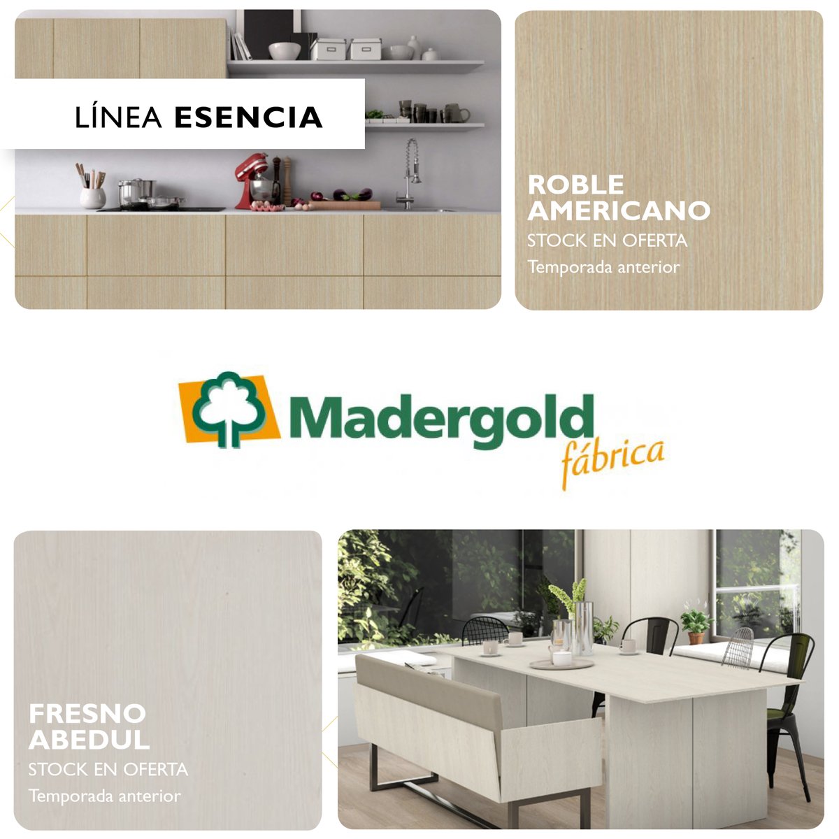 AMadergold's tweet photo. ¡Ofertas imperdibles! Aprovechá y consultanos por placas de la LINEA ESENCIA de  @egger para tus trabajos. 👉¿Necesitas en cantidad? ¡No es problema! Contamos con permanente stock y venta por mayor, asique no dudes en escribirnos. 💻 https://t.co/9uahnTzYHG o MD https://t.co/C8xZ7zO9Nq