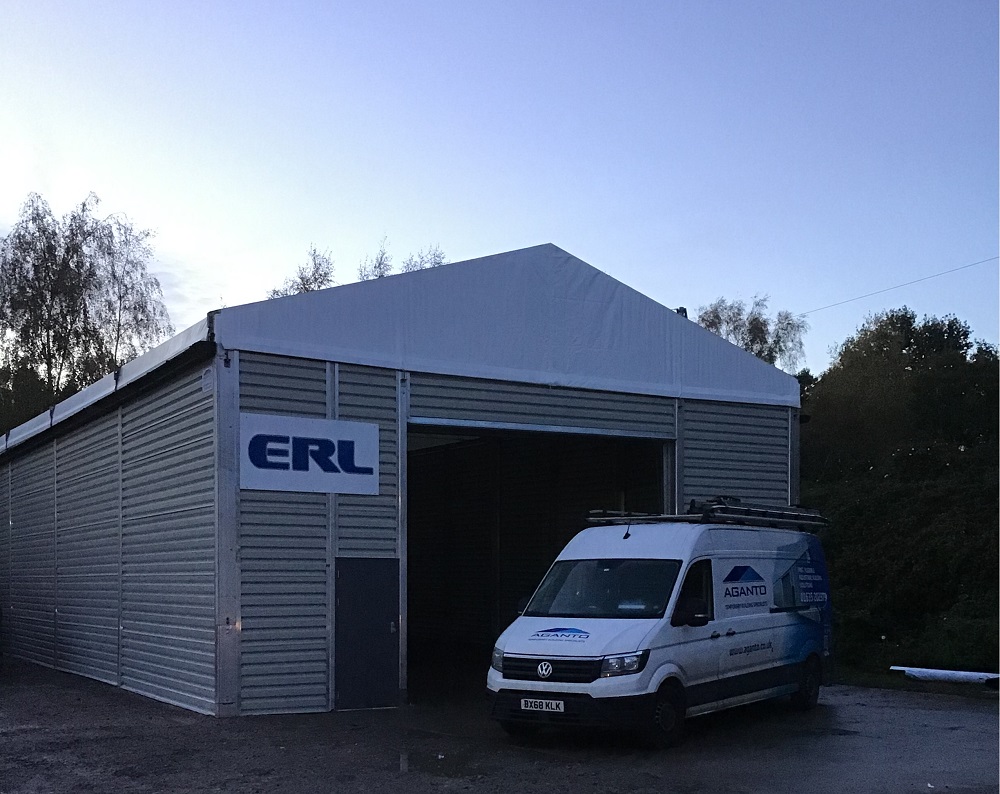 agantobuildings's tweet photo. It may be going darker earlier now the clocks have gone back, but it hasn't stopped our site team completing this 10m x 20m x 5.2m #storage building for ERL Group in 3 days from start to finish #superfast #warehousing #logistics #endofday #express #refridgerated #3PL #freight https://t.co/5rHTroRxUo