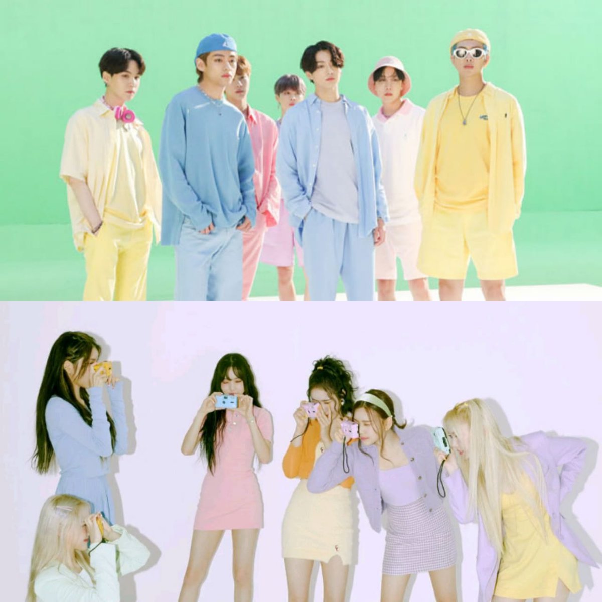 chantraxh's tweet photo. Heyy BigHit heyy....
how could this happen? 😂 So colourful 😍
#BigHit #BtsGfriend #BangChin #TXT #BigHitFamily https://t.co/AFG1t5FD5w