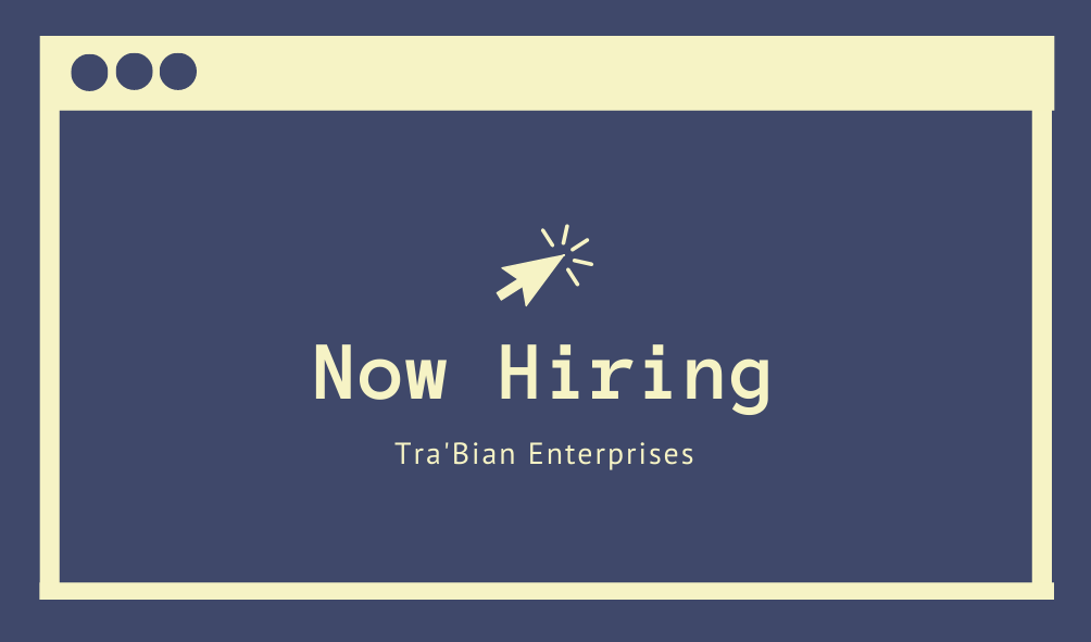 TraBian_Ent's tweet image. We're hiring #DotNetProgrammers. Apply online at indeedjobs.com/trabian-enterp… or submit your resumes to info@trabianenterprises.com! #NowHiring #TechJobs #ColumbusTech