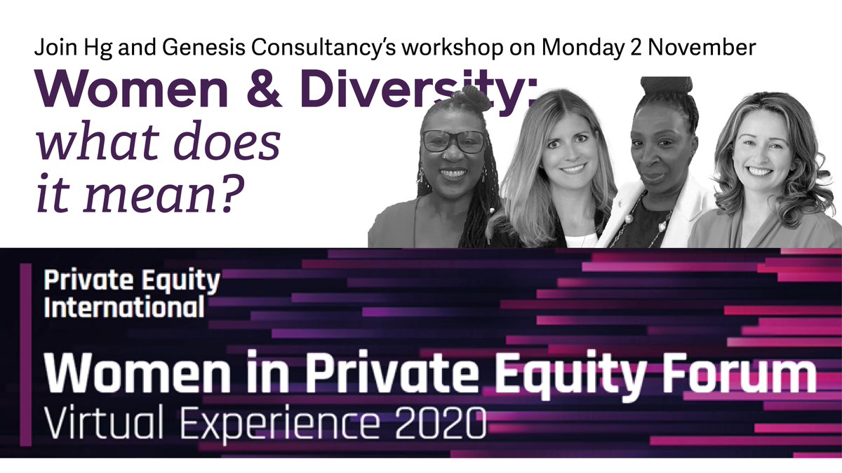 HgCapital's tweet photo. Dorett & Pamela Jones of Genesis Consultancy, will be hosted by Hg's Martina Sanow & Elizabeth Wallace at our Diversity Workshop to kick off next week's #WomenInPE Forum. https://t.co/8edWEEKhfb
#WomenInPE #WomenInInfra #WomenInPD #WomenInRE #diversity https://t.co/CkYpJ6lX3n