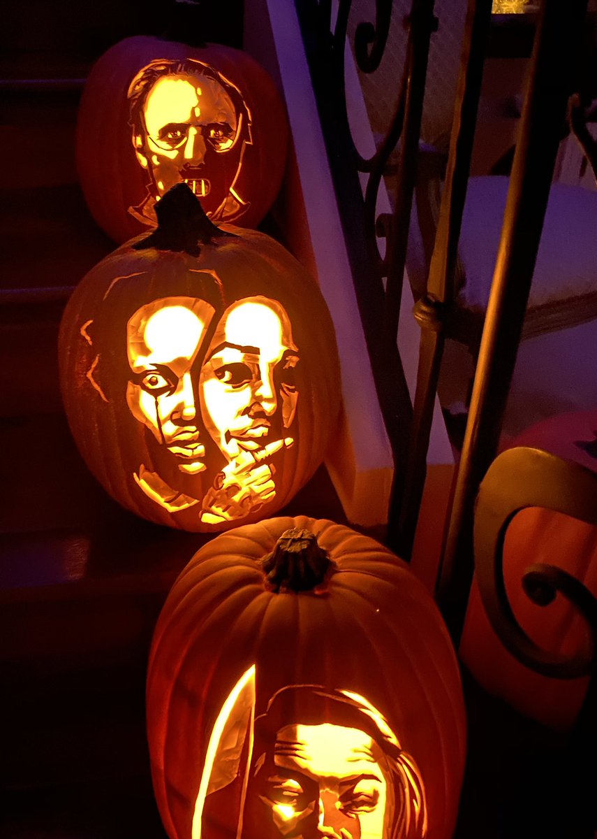 My wife just LOVES HALLOWEEN!She’s also a brilliant pumpkin carver/artist! 