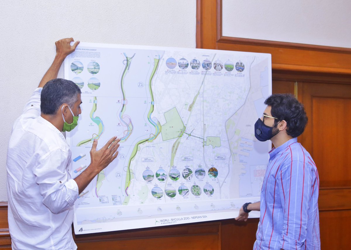 AUThackeray's tweet photo. Met with city planner Alan Abraham this evening to discuss various projects and his plans to create more urban public spaces in Mumbai https://t.co/EcrVqlKEsb