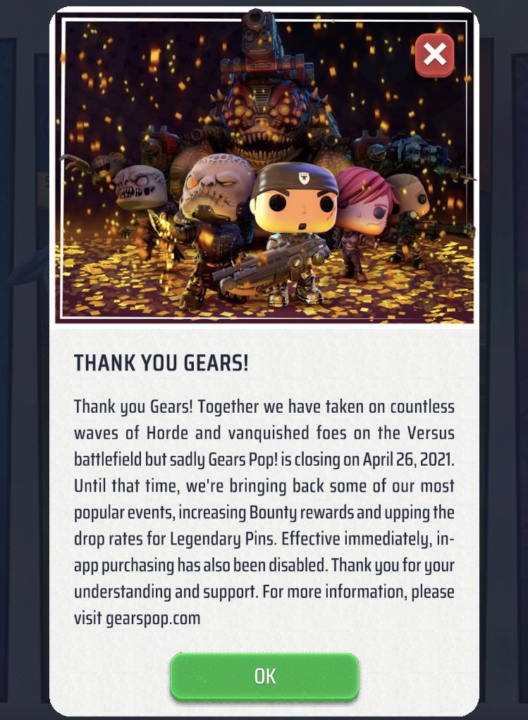 Andrxw452's tweet photo. What about the money spent? The time and effort? Do I get a refund? Less than a year and it’s shutting??? What about the money I and many others have put into the game?!?! #GearsofWar #gearspop 

@GearsofWar @GearsPOP @xboxuk https://t.co/LAxAsjV4Wv