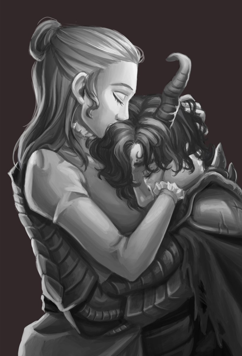 Finally I did it before #Halloween 

I had some ideas before and was very desperated, so I decided to keep it simple. The struggle was real, but hope you like it anyway.

And... wanna touch his hair too ;-;

#reyloween #reylo #Rey #BenSolo #KyloRen #fanart #au #victorianlondon