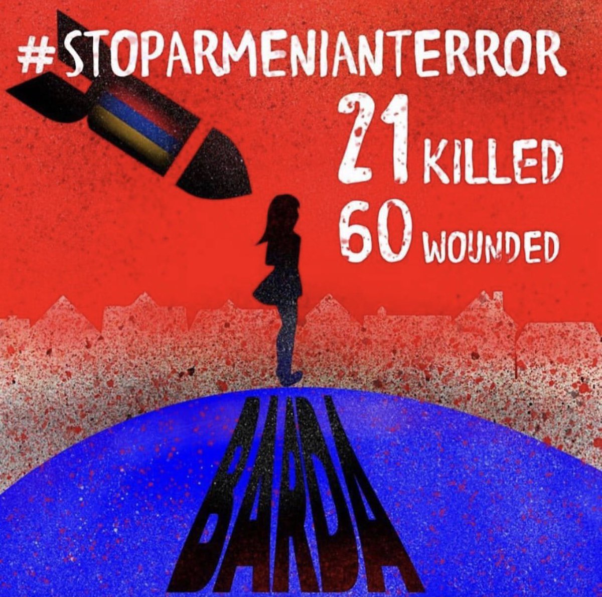 Narminh77's tweet photo. Just in one day.... And it’s happening every day... #StopArmenianAggression #StopArmenianTerrorism #PrayForBarda https://t.co/EzTPLCSRgb