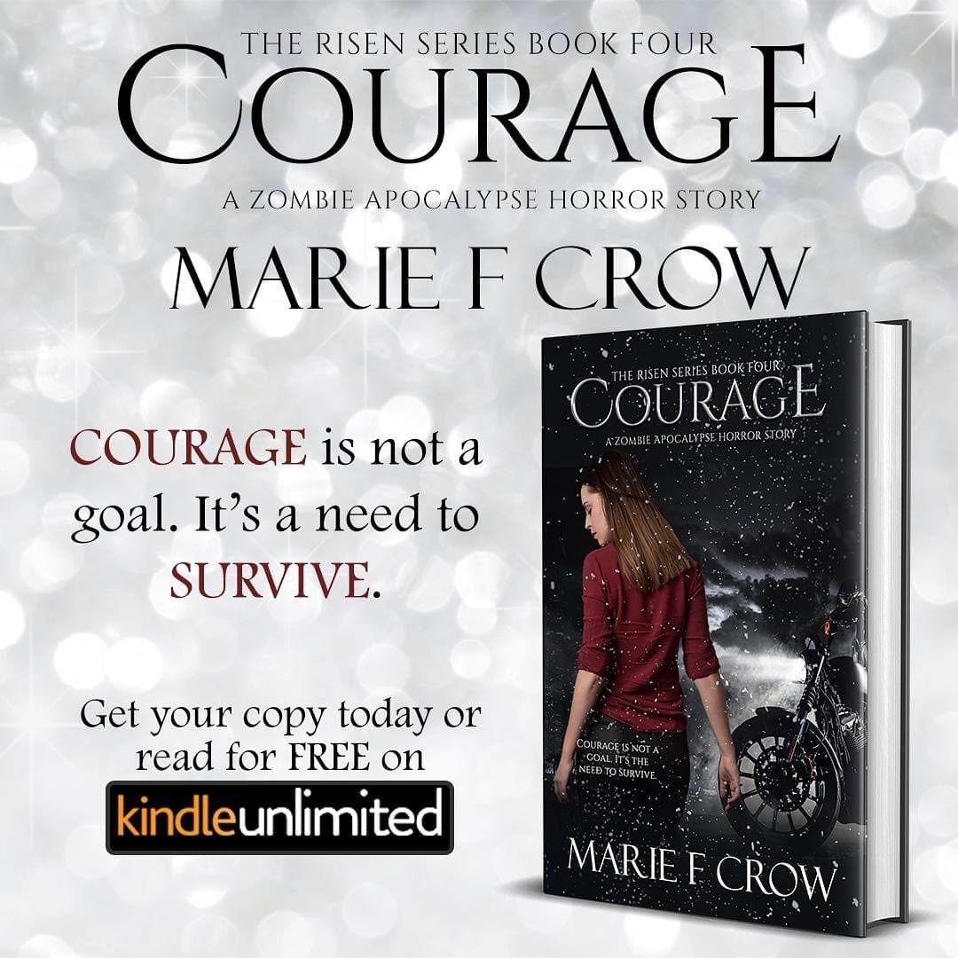 ⭐️ NEW RELEASE ⭐️
Courage (The Risen Series Book 4)
By @MarieFCrow 
amzn.to/31qjioW

#Courage #Remnants #Margaret #Dawning #TheRisenSeries #MarieFCrow #Horror #SciFi #Amazon #KindleUnlimited #zombie #apocalypse #newrelease