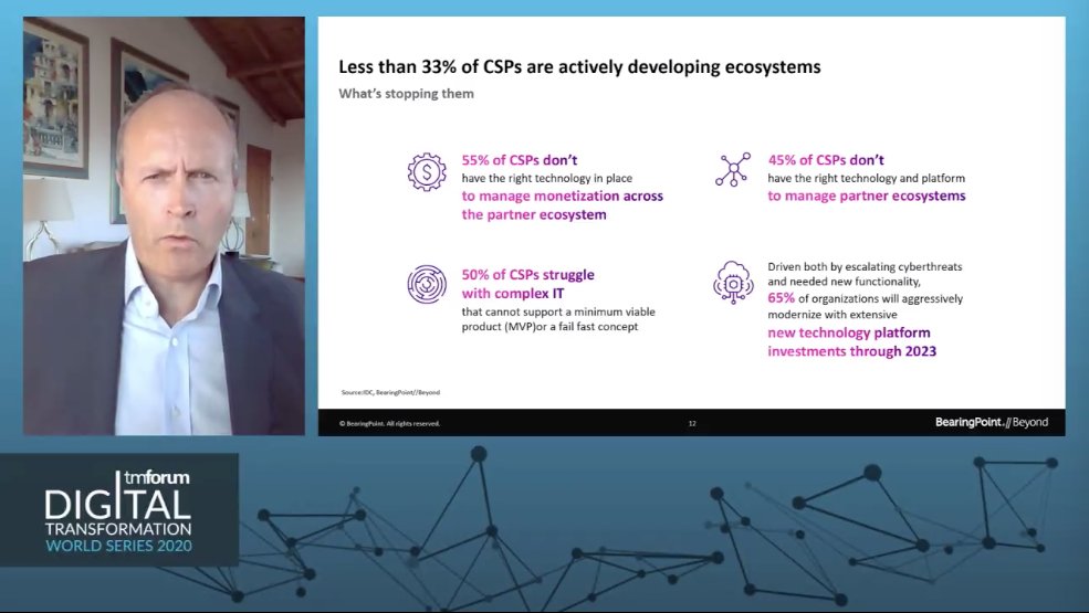 tmforumorg's tweet image. How do you actually change your way of working? Less than 33% of CSPs are actively developing ecosystems. In your opinion, what&apos;s stopping them?

Join us live: dtws.tmforum.org #TMFDigital #Telecommunications #Innovation cc: @bearingpoint @BearingPoint_UK