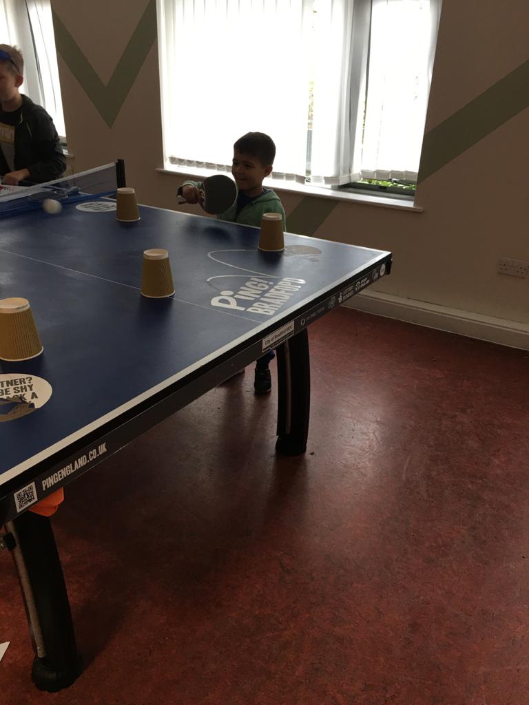 Great #JUMP #Bradford session @WindhillCCentre today. The children really loved playing the #Adapted #pingpong #Activities and they played very well. Thanks also to the super staff from @OneinaMillion_ Looking forward to next Wednesday already.