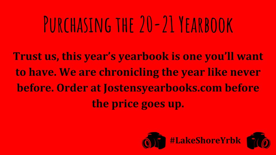 LakeShoreYrbk's tweet photo. information on purchasing the yearbook &amp; requirements for senior photos!!!🥳🤩 https://t.co/zcR3vR1QTp