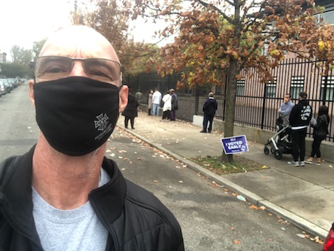 IATSELocal8's tweet photo. Getting out the vote again at Julia de Burgos elementary! Come drop off your completed ballot or request a replacement if yours hasnt arrived. Find the election office closest to you at https://t.co/IgfxiFqBPJ! #VoteTodayInPA https://t.co/cEk8ca0P2u