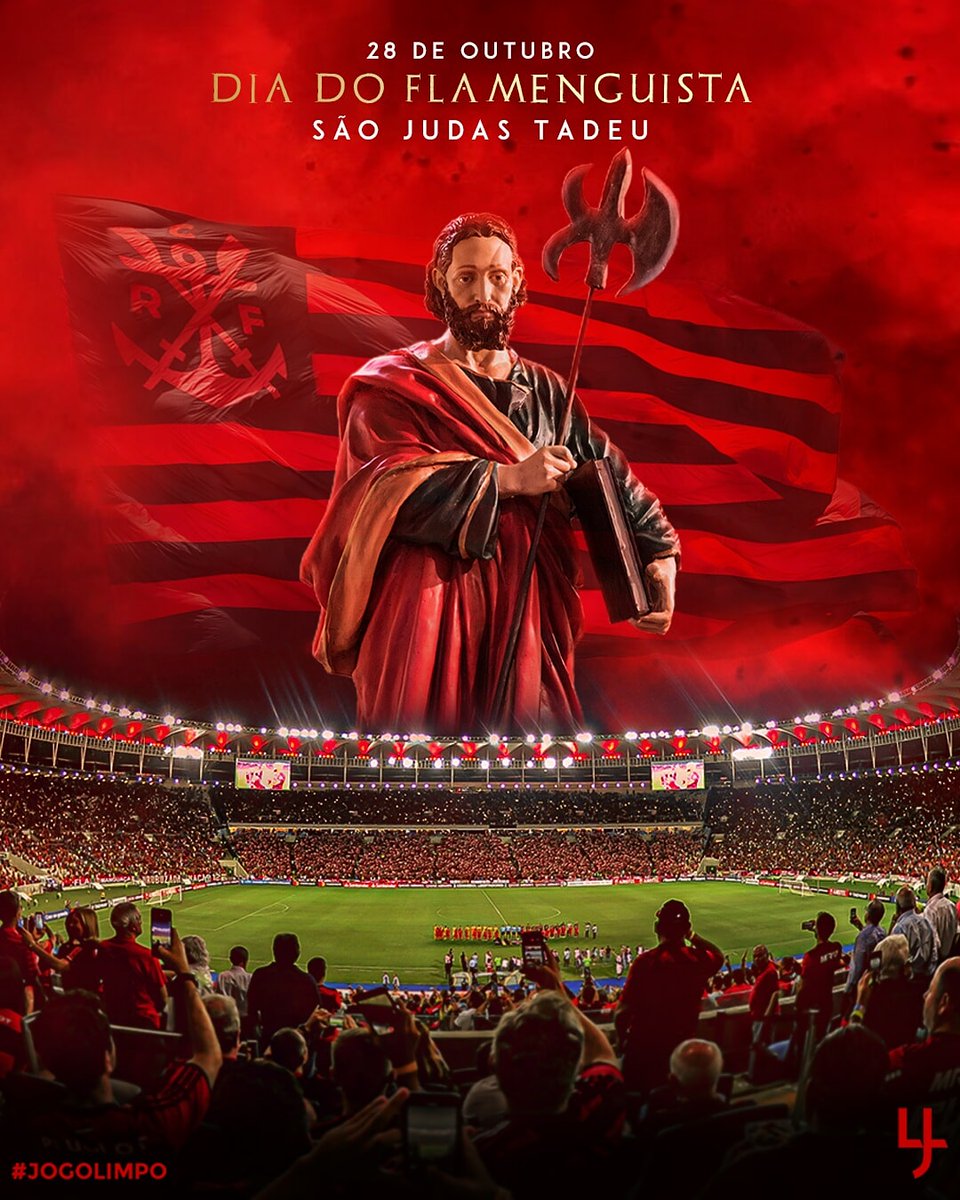 juanj4oficial's tweet photo. Que São Judas Tadeu abençoe todos nós. Que nós possamos presentear os flamenguistas com uma vitória neste dia especial para a Nação Rubro-negra. 🔴⚫ #DiaDoFlamenguista #CRF #Flamengo #JogoLimpo https://t.co/l3wrh9hRsB