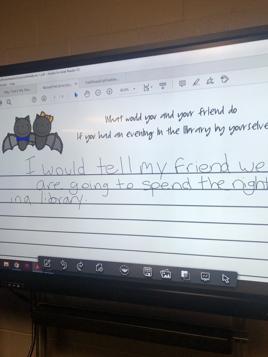WoParkLibrary's tweet photo. Getting “batty” in third grade with “Bats at the Library”. 🦇#LibraryLife #StoryTime #BatsattheLibrary https://t.co/UzINHGkz8O