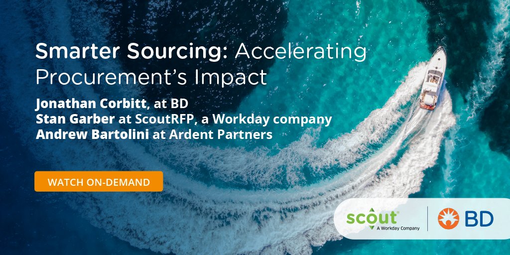 Hear from BD Director of #Procurement Business Solutions Jonathan Corbitt on how he fast-tracked procurement's impact across the enterprise and pivoted operations to source smarter than ever before. #Sourcing lnkd.in/gz2C4P8