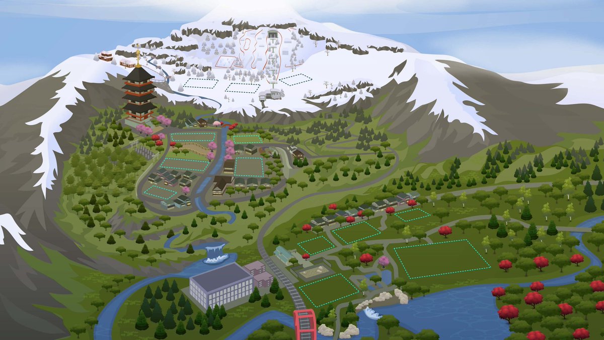 CreadoresSims! 🏂 on Twitter: "¡Este es el mapa de Monte Komorebi y cuenta con 13 solares! 📷@TheSimCommunity ¿Qué les parece? 👇👇👇… "