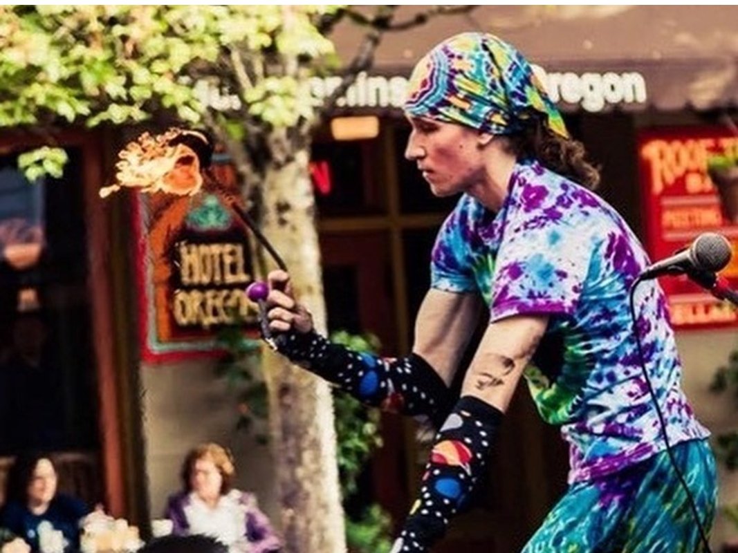 Lucas Hester is a fire performer and flow artist enrolled in CSU's MALCM program.

“If more flow artists had management skills, I believe the ambitious goals of many of these young performers and teachers could be met.”

Read more: col.st/lC8XO

#flowarts #colostate