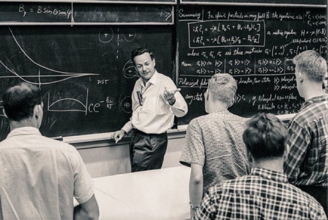 Never confuse education with intelligence. 

Intelligence isn't the ability to remember and repeat, like they teach you in school. 

Intelligence is the ability to learn from experience, solve problems, and use our knowledge to adapt to new situations.

—Richard Feynman #CCE2020