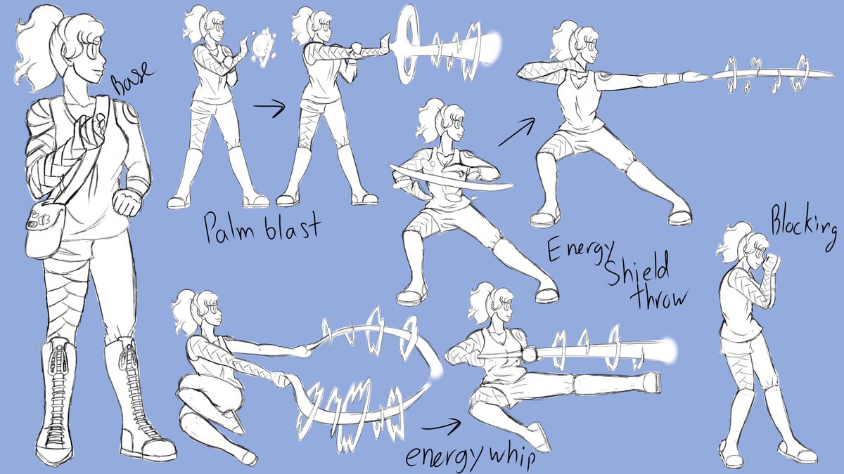 Salmonpro16's tweet photo. My Cyber Nanny OC. Her name is Athesiea Johnson. I love her soooo much. I have to line and color all of these in animate and I want die. #originalcharacter #oc #originalstory #cyborg #herocharacter #digitalartist #adobeanimate #animate #homework #artmajor #characterdesign https://t.co/J6Ck5AOJHZ